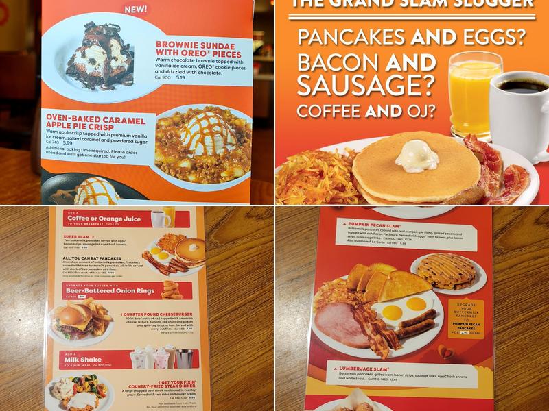 Denny's Restaurant Menu