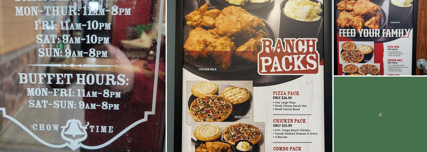 Pizza Ranch Menu