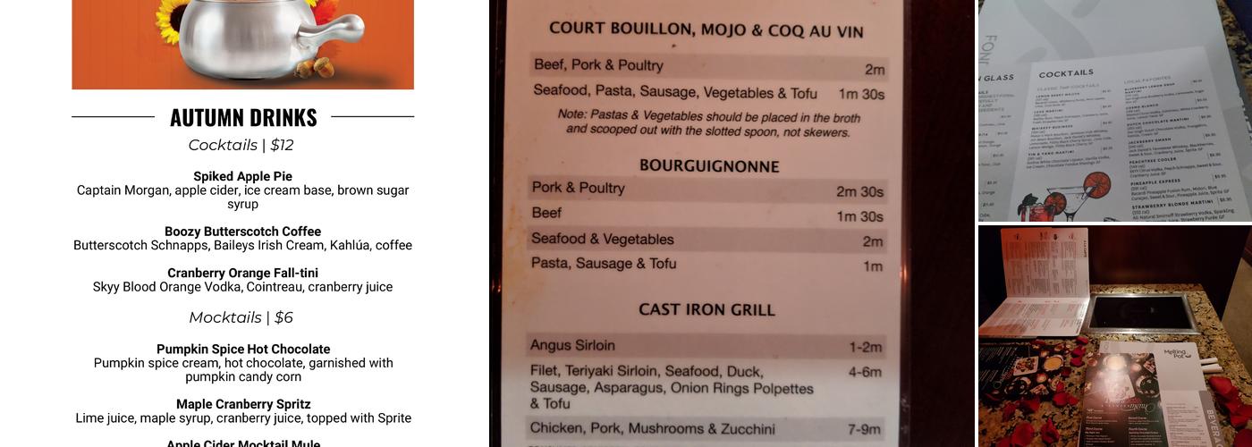 The Melting Pot Menu