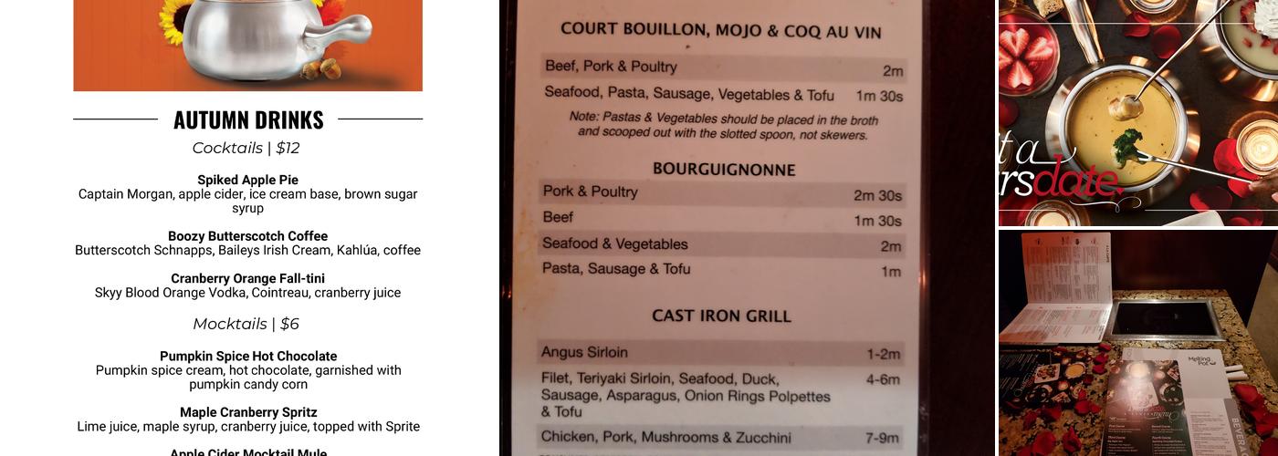 The Melting Pot Menu