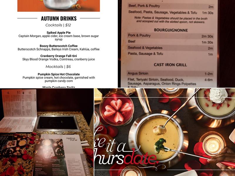 The Melting Pot Menu