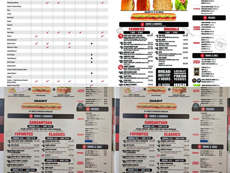 Jimmy John's Menu