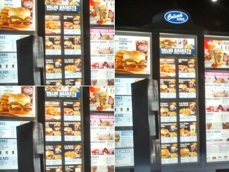 Culver’s Menu