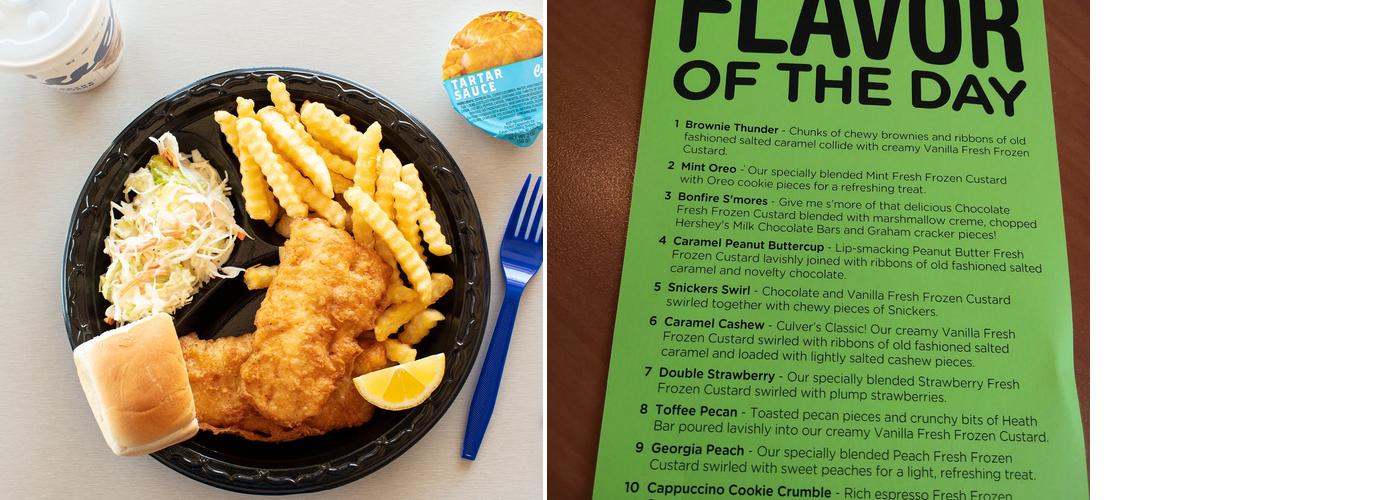 Culver’s Menu