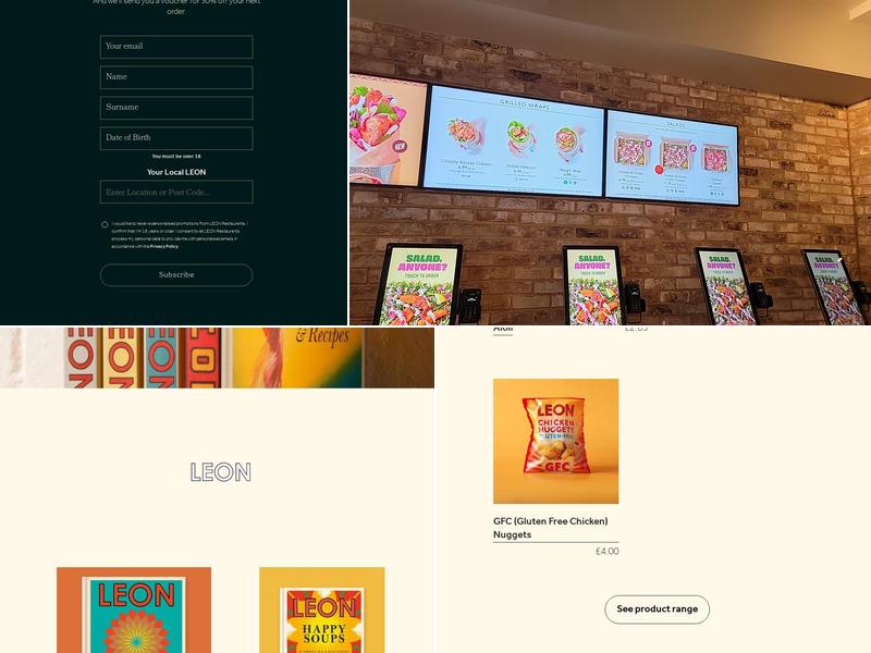 LEON Carnaby Street Menu