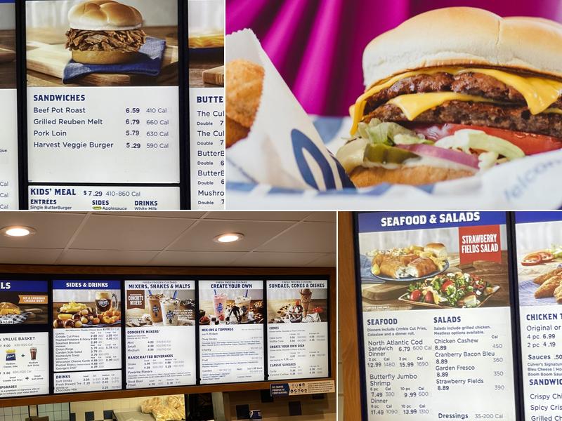 Culver’s Menu