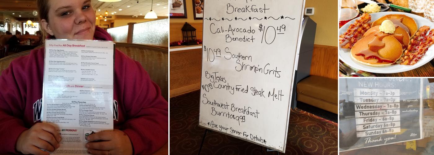 Perkins Restaurant & Bakery Menu