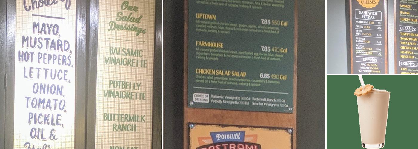 Potbelly Menu