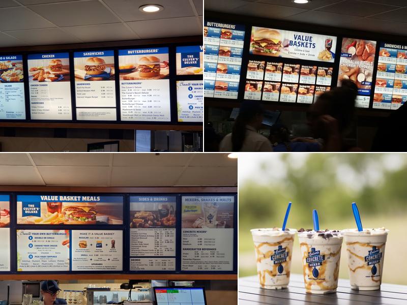 Culver’s Menu