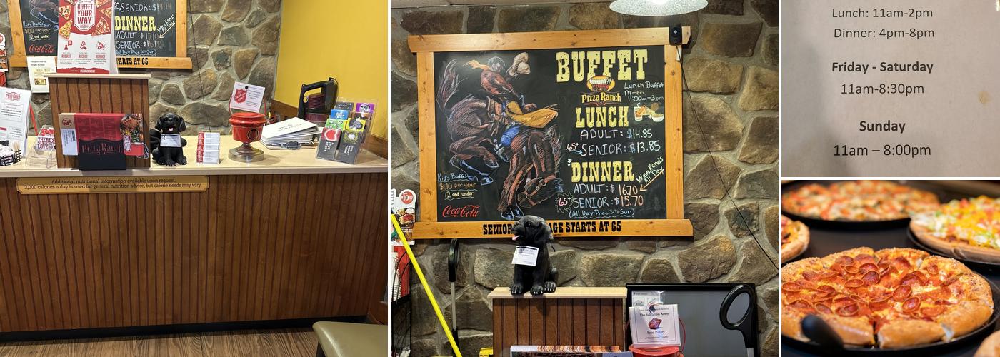 Pizza Ranch Menu