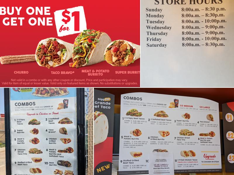 Taco John's Menu