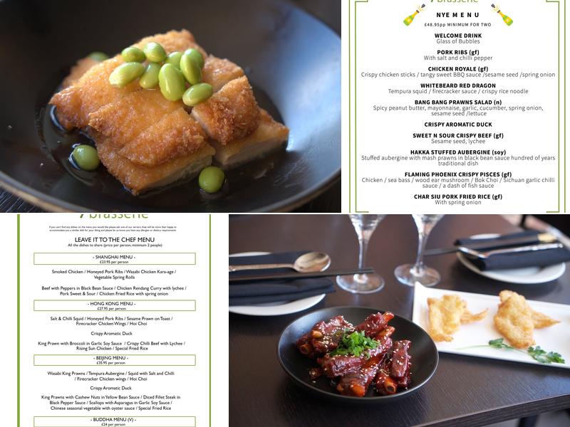 China Brasserie Menu