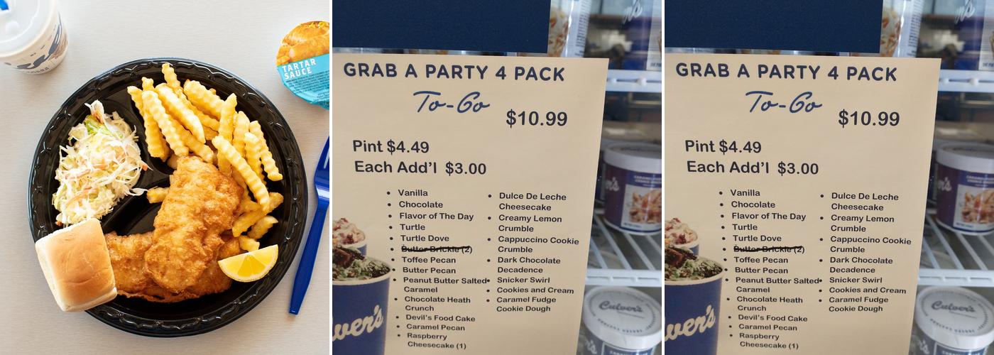 Culver’s Menu