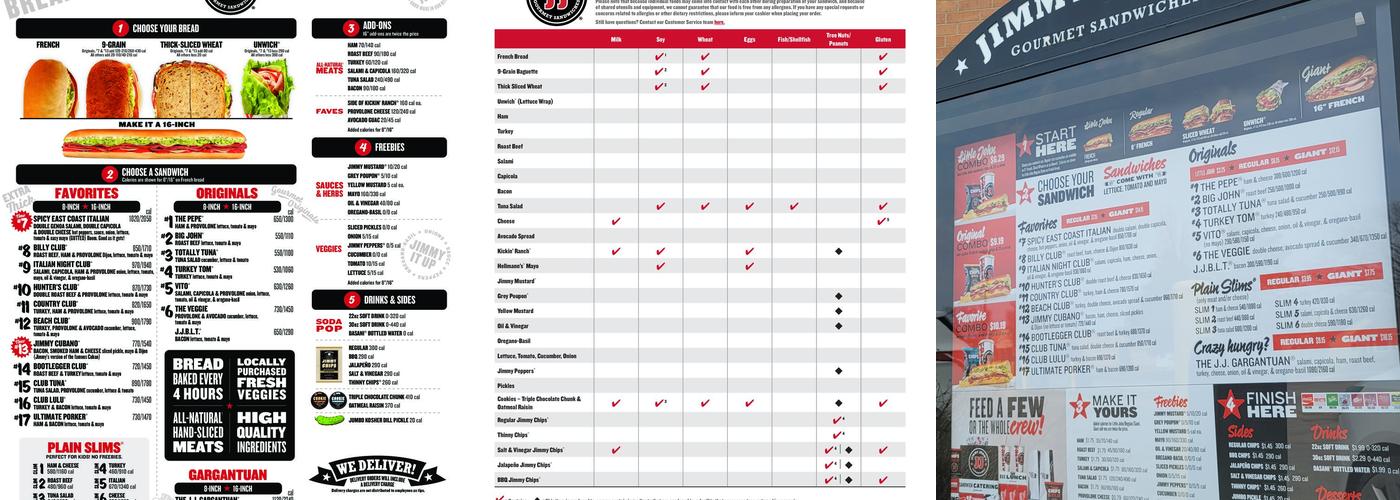 Jimmy John's Menu