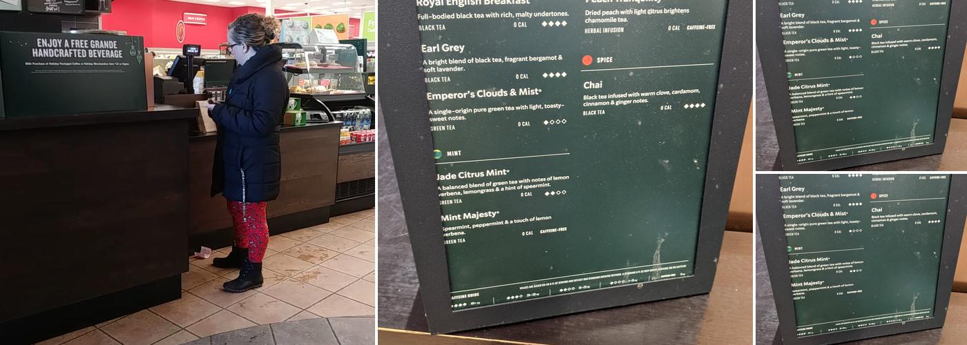 Starbucks Menu