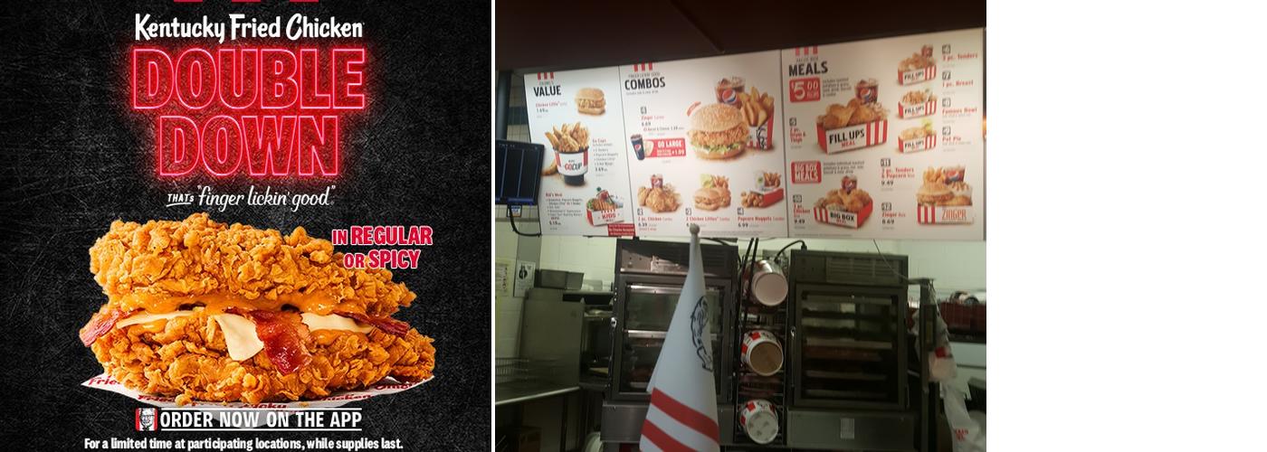 KFC Menu