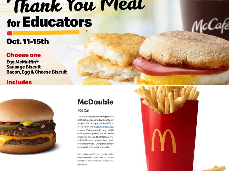 McDonald's Menu
