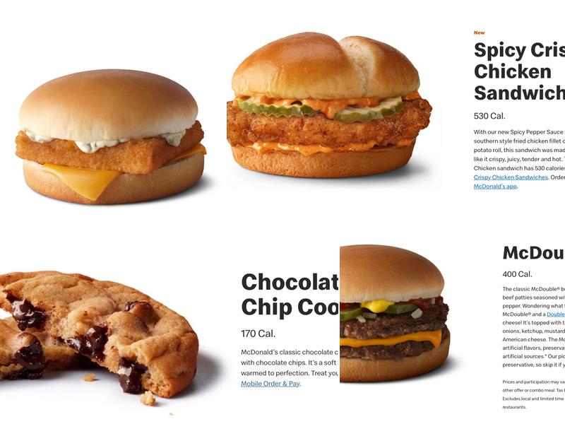 McDonald's Menu