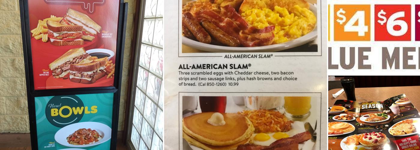 Denny's Menu