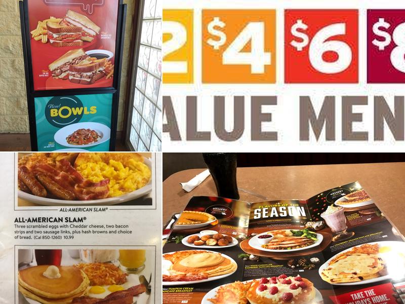 Denny's Menu