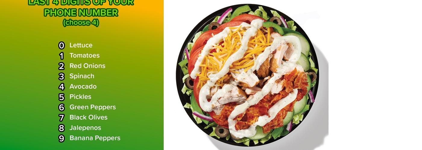 Subway Menu