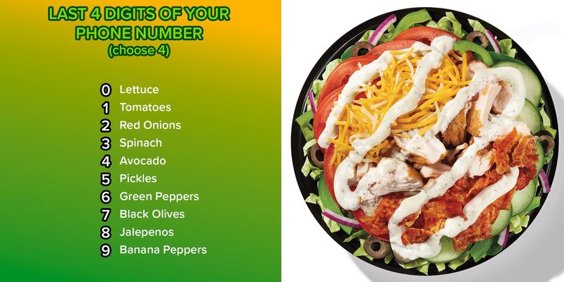 Subway Menu