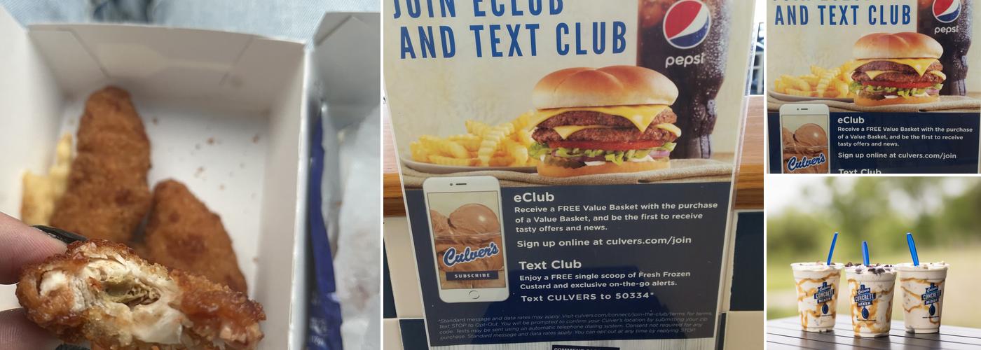 Culver’s Menu