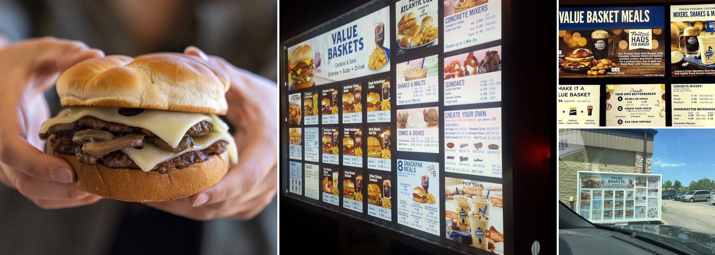 Culver’s Menu