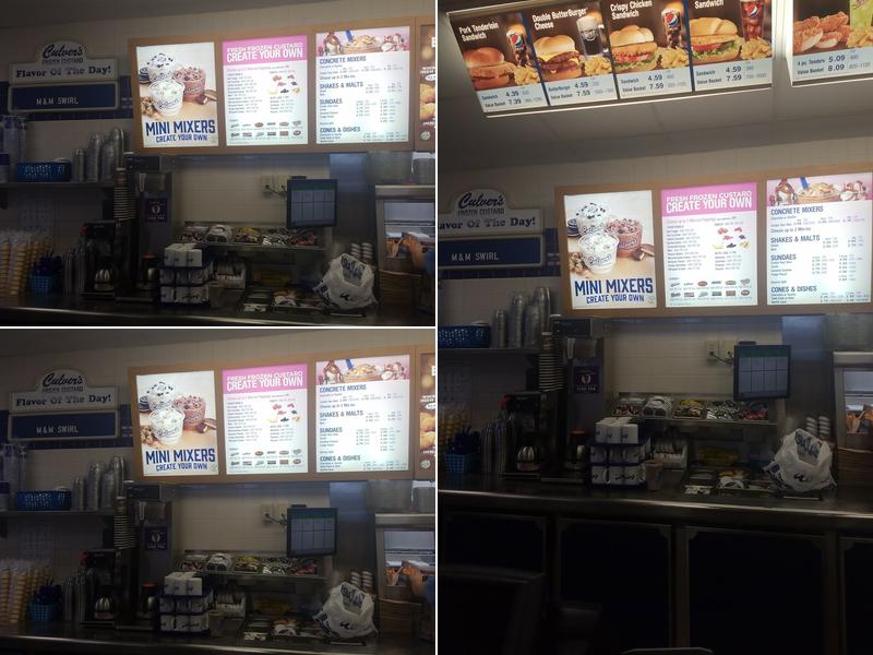 Culver’s Menu