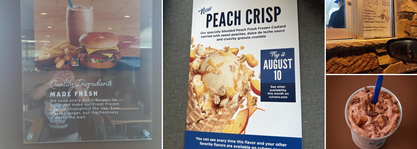 Culver’s Menu