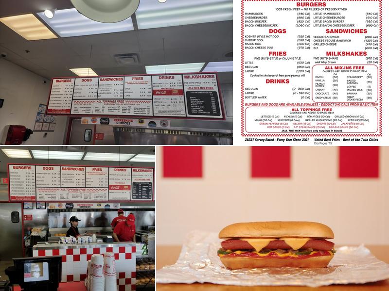 Five Guys Menu