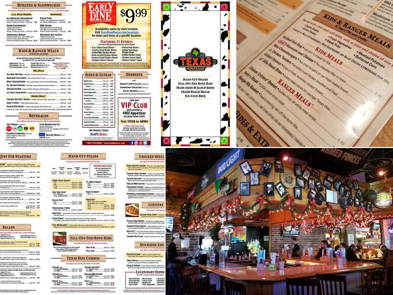 Texas Roadhouse Menu