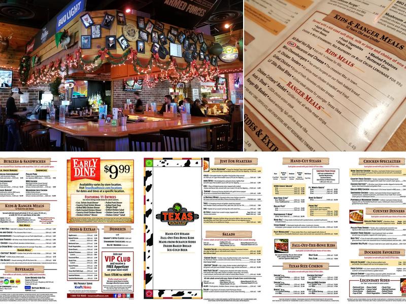 Texas Roadhouse Menu
