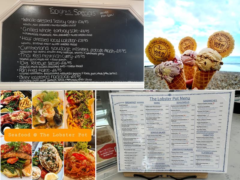 The Lobster Pot Menu