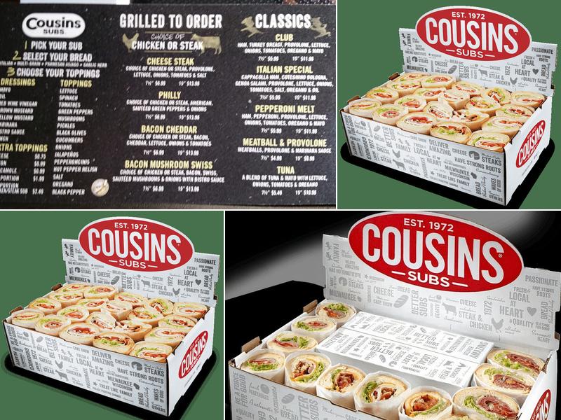 Cousins Subs Menu