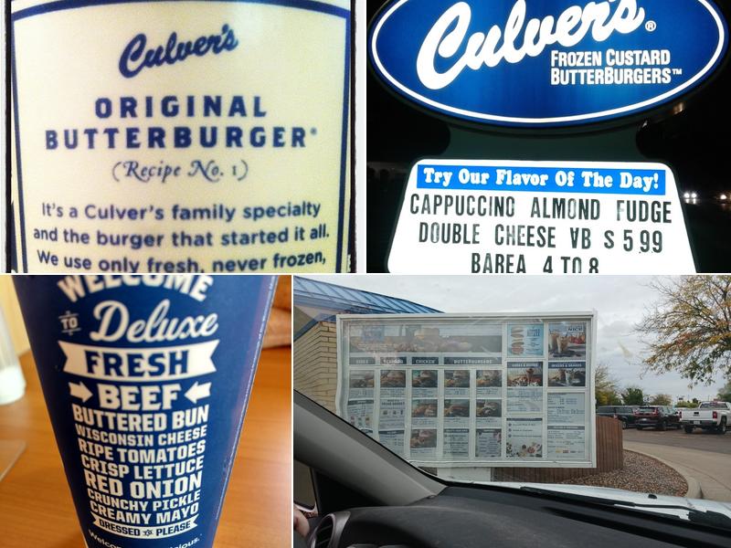Culver’s Menu