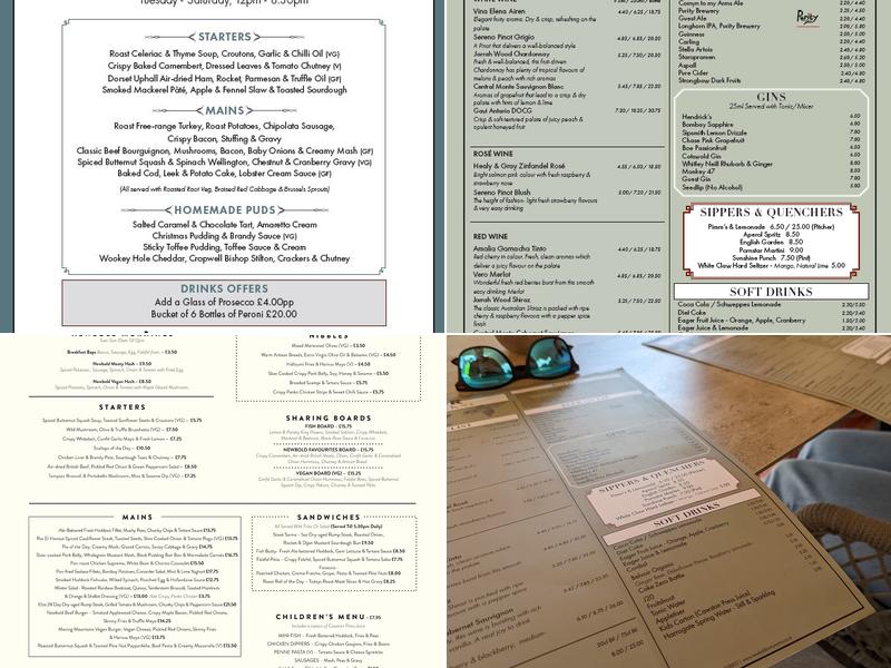 Newbold Comyn Arms Menu