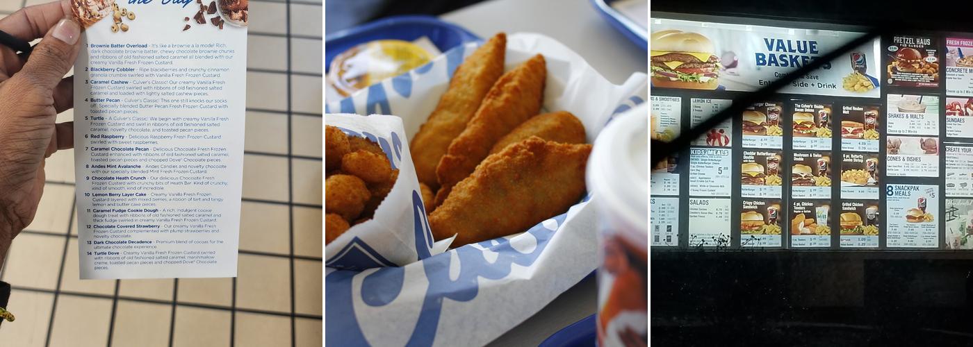 Culver’s Menu