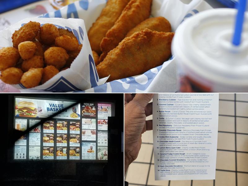 Culver’s Menu