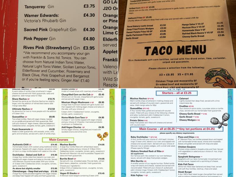 La Casa Loco Menu
