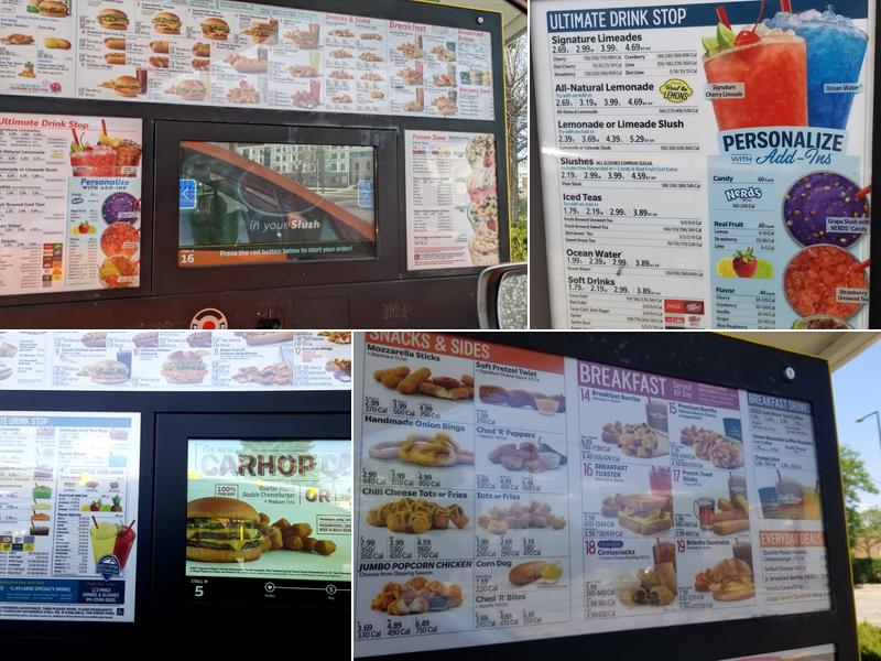 Sonic Drive-In Menu