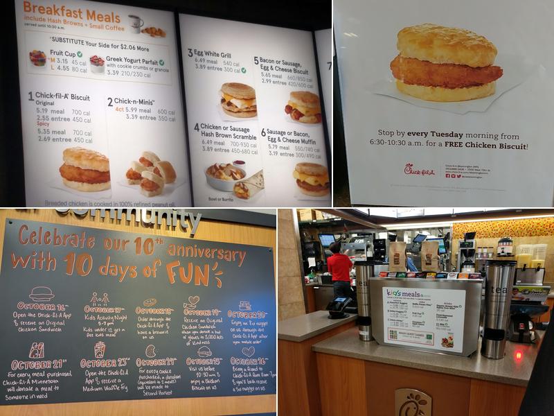 Chick-fil-A Menu