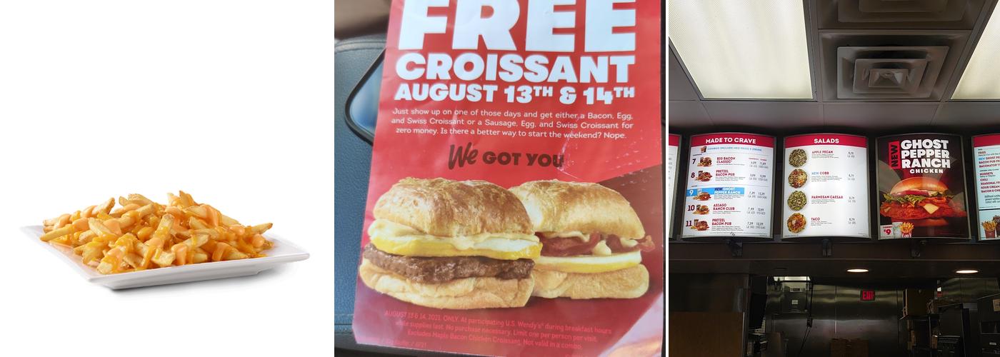 Wendy's Menu
