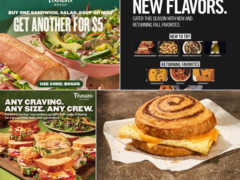 Panera Bread Menu
