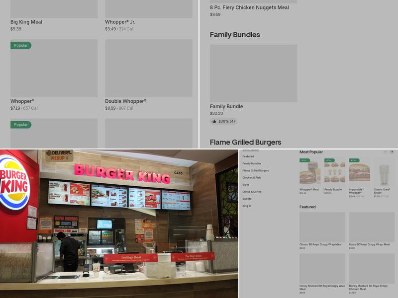 Burger King Menu