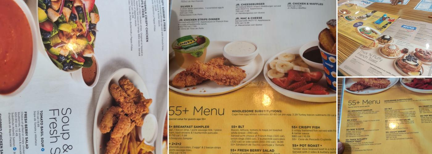 IHOP Menu