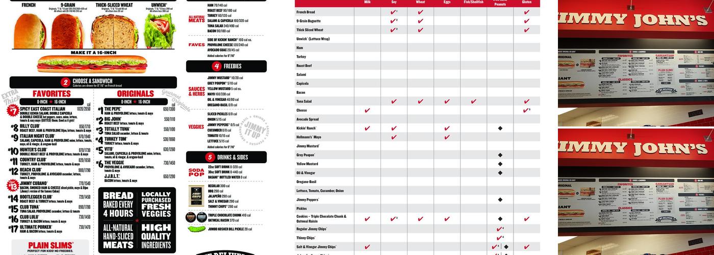 Jimmy John's Menu