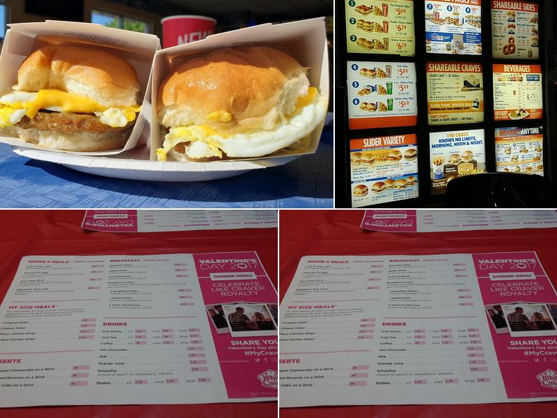 White Castle Menu