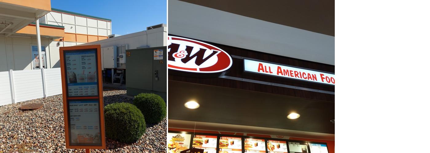 A&W Restaurant Menu