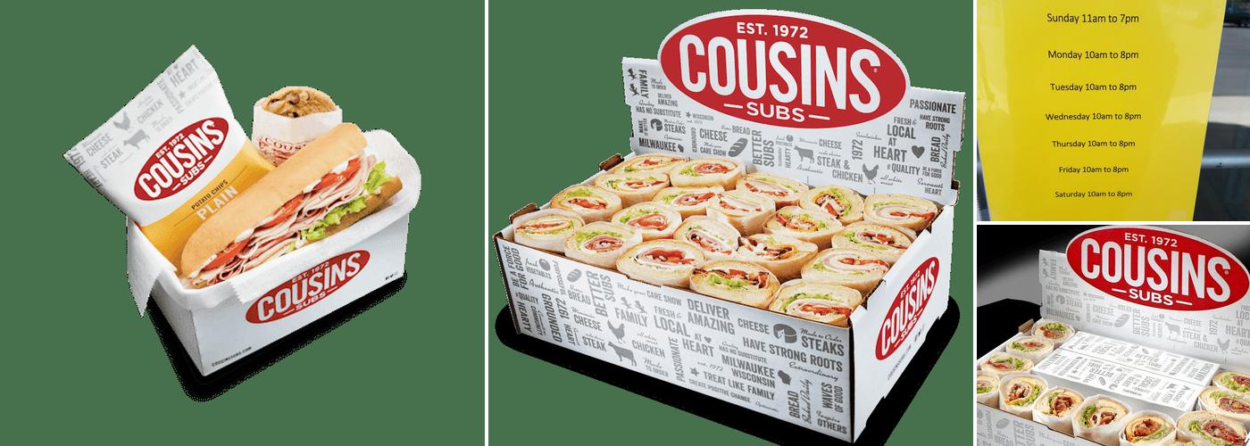 Cousins Subs Menu